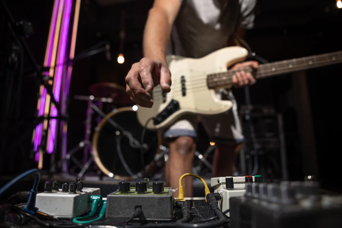 Load-in before a show